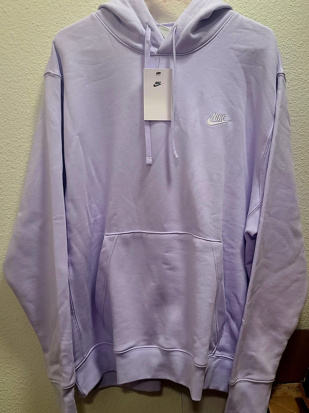 Nike Men's Light Purple Pullover Hoodie